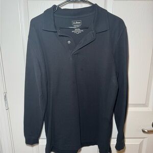 L.L. Bean Men's Dark Polo Shirt